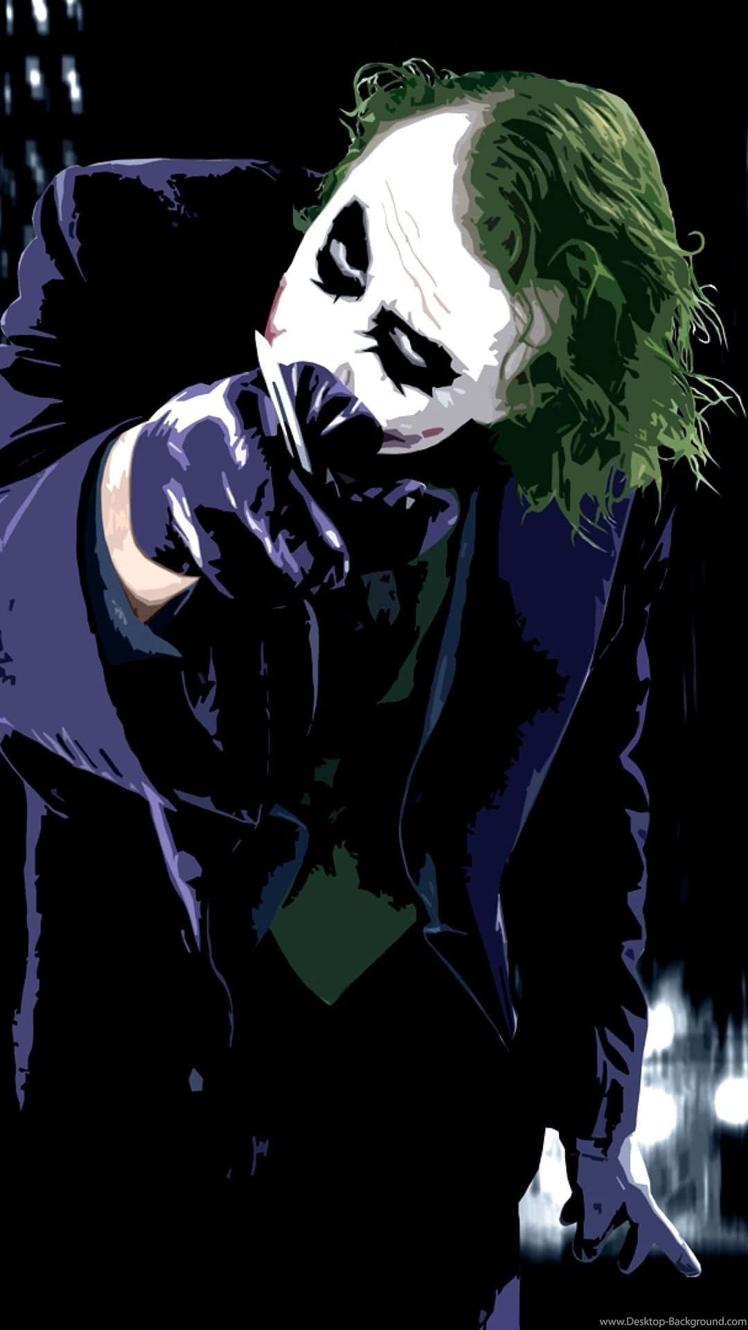 Skilderkunstige Koel Joker-foon Muurpapier