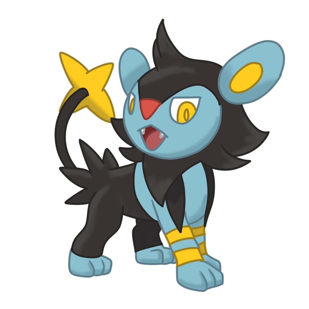 Skokkende Verrassing - Luxio Pokemon in Mid-gebrom Muurpapier