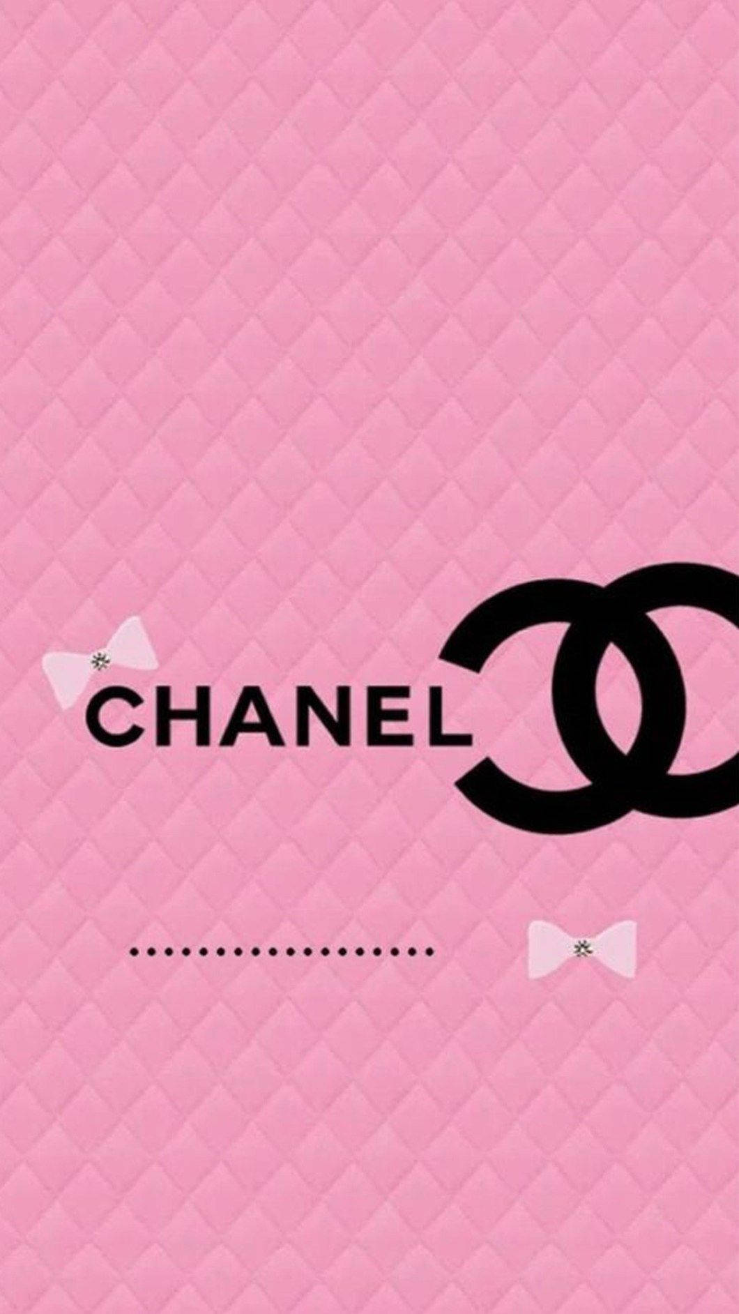 Skoon Meisie Chanel Pienk Muurpapier