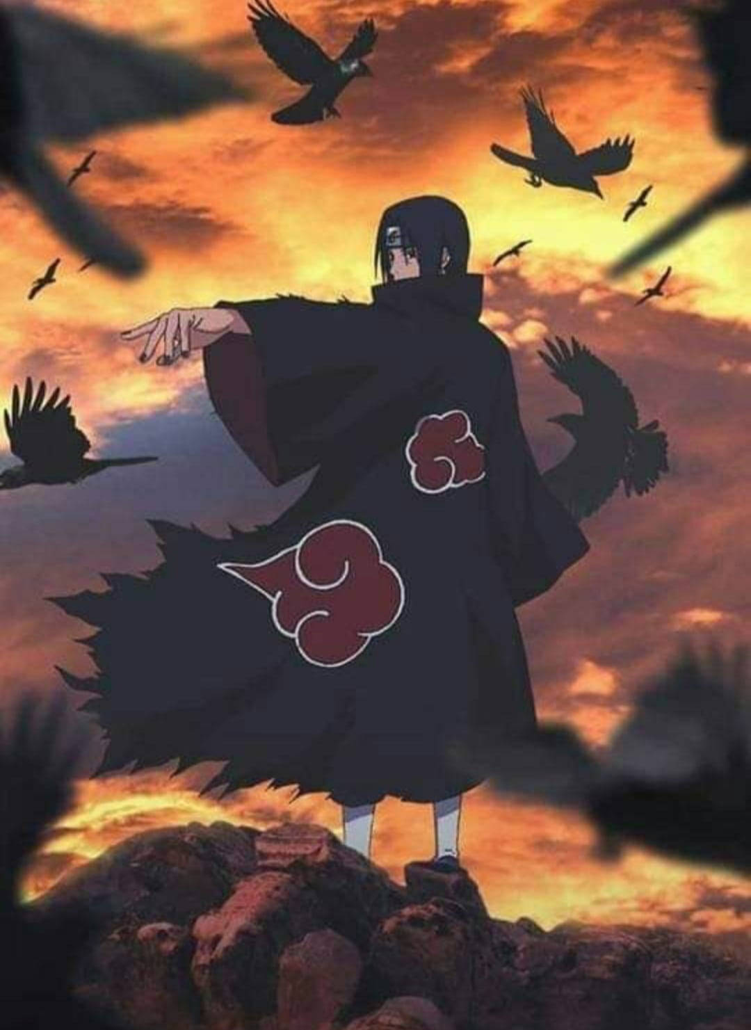 Skouspelagtige Uchiha Itachi PFP Naruto Shippuden Karakter Muurpapier