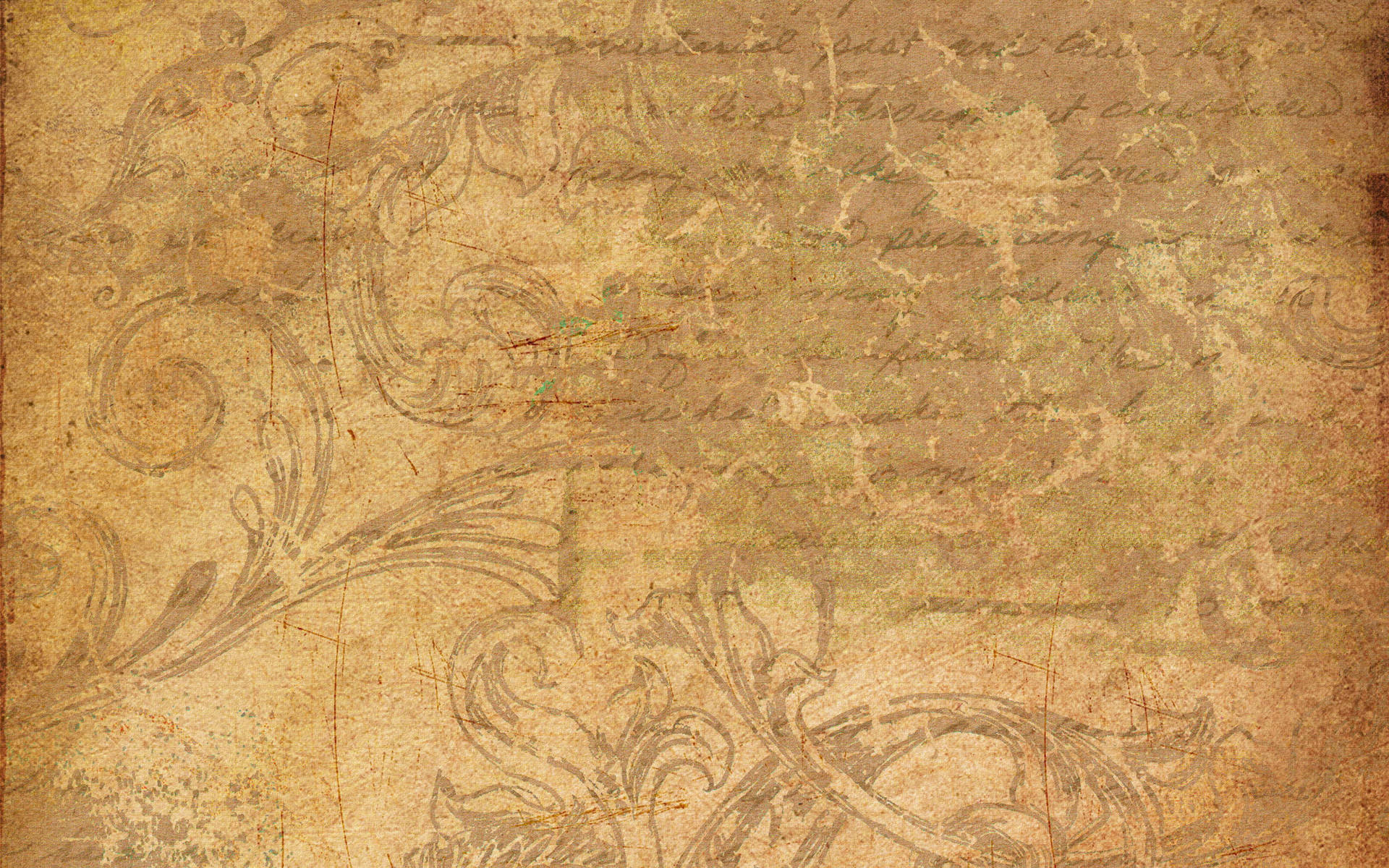 Skrif op Ou Sepiabruin Papier