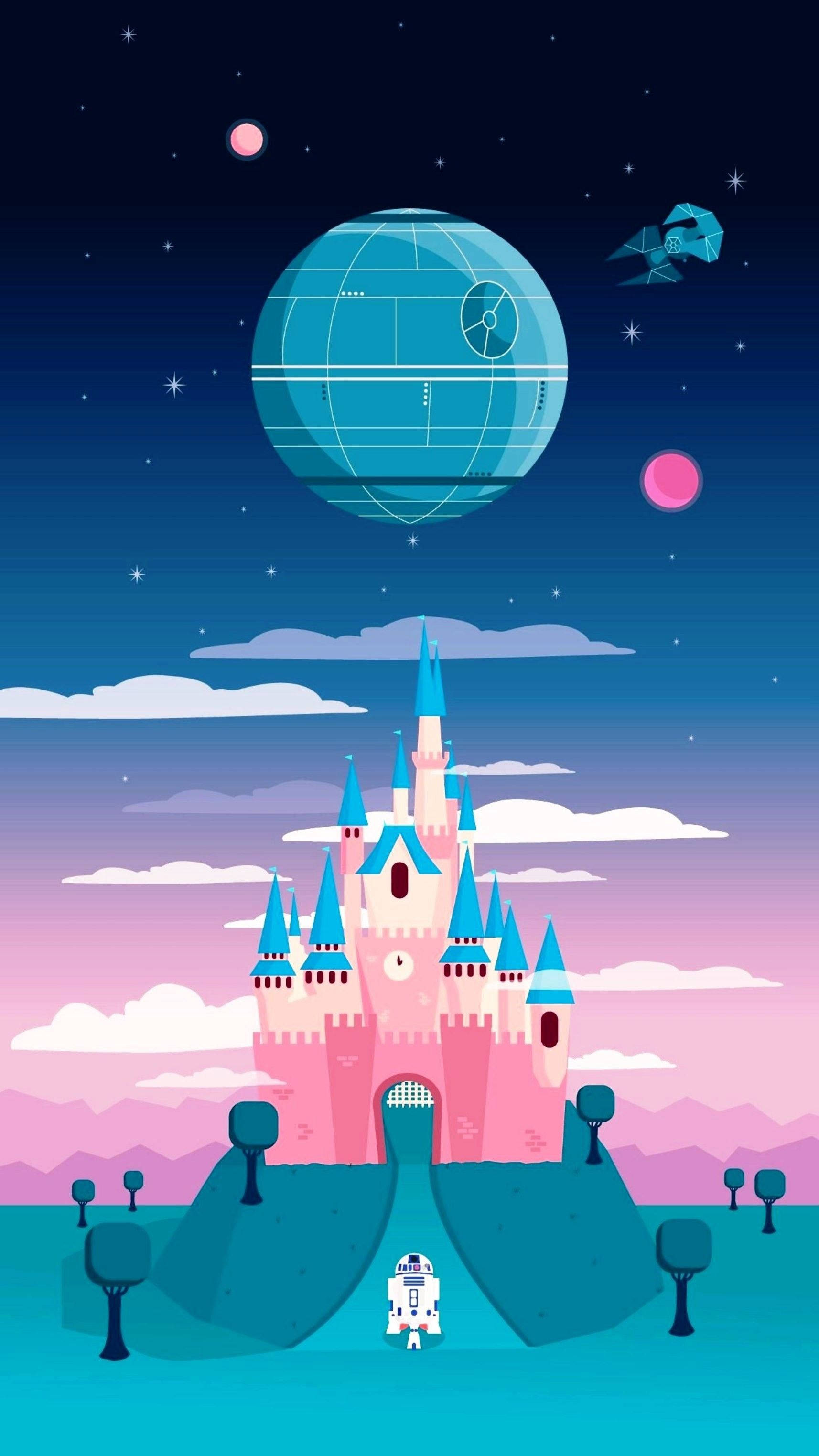 Skuimkasteel Skoon iPhone Muurpapier