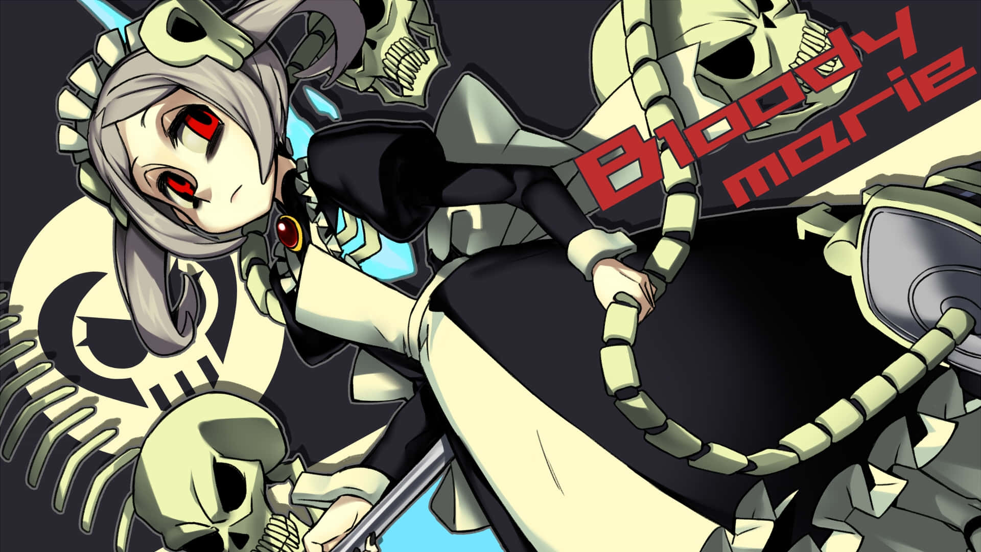Skullgirls Bloedige Marie Muurpapier