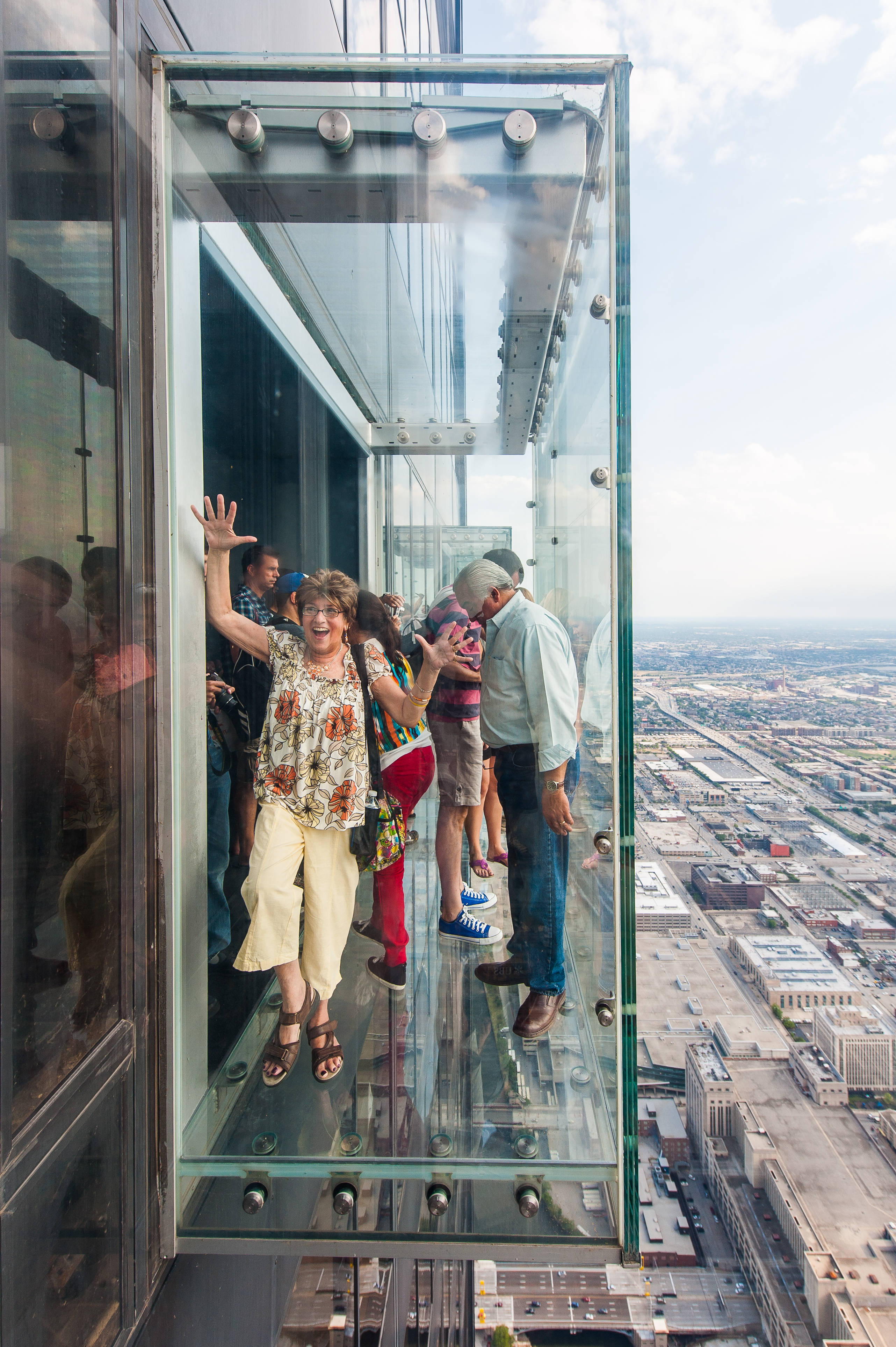 Skydeck Chicago Willis Toring Muurpapier