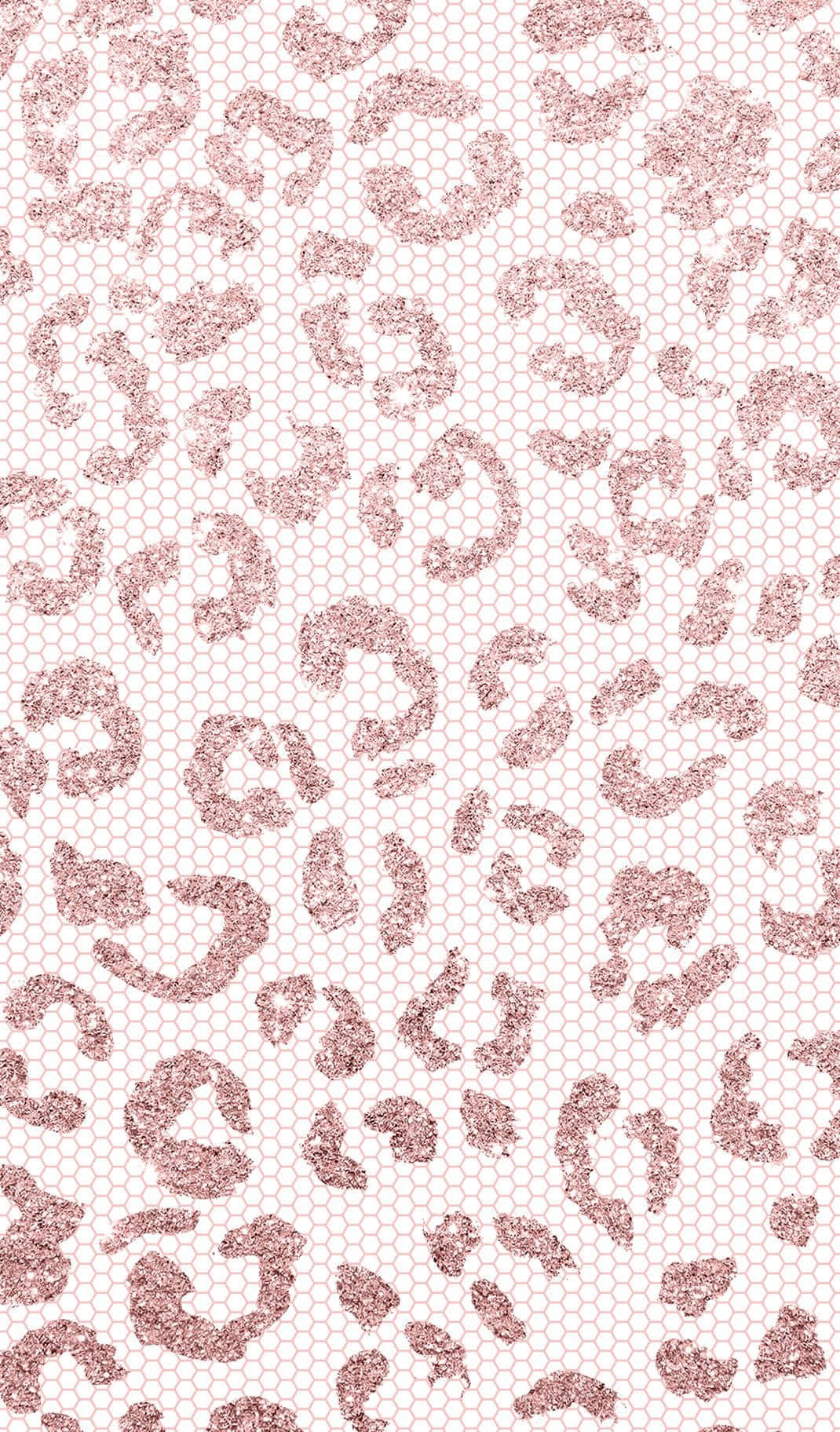 Skyn helder met Glitter Luiperd-agtergrond Muurpapier