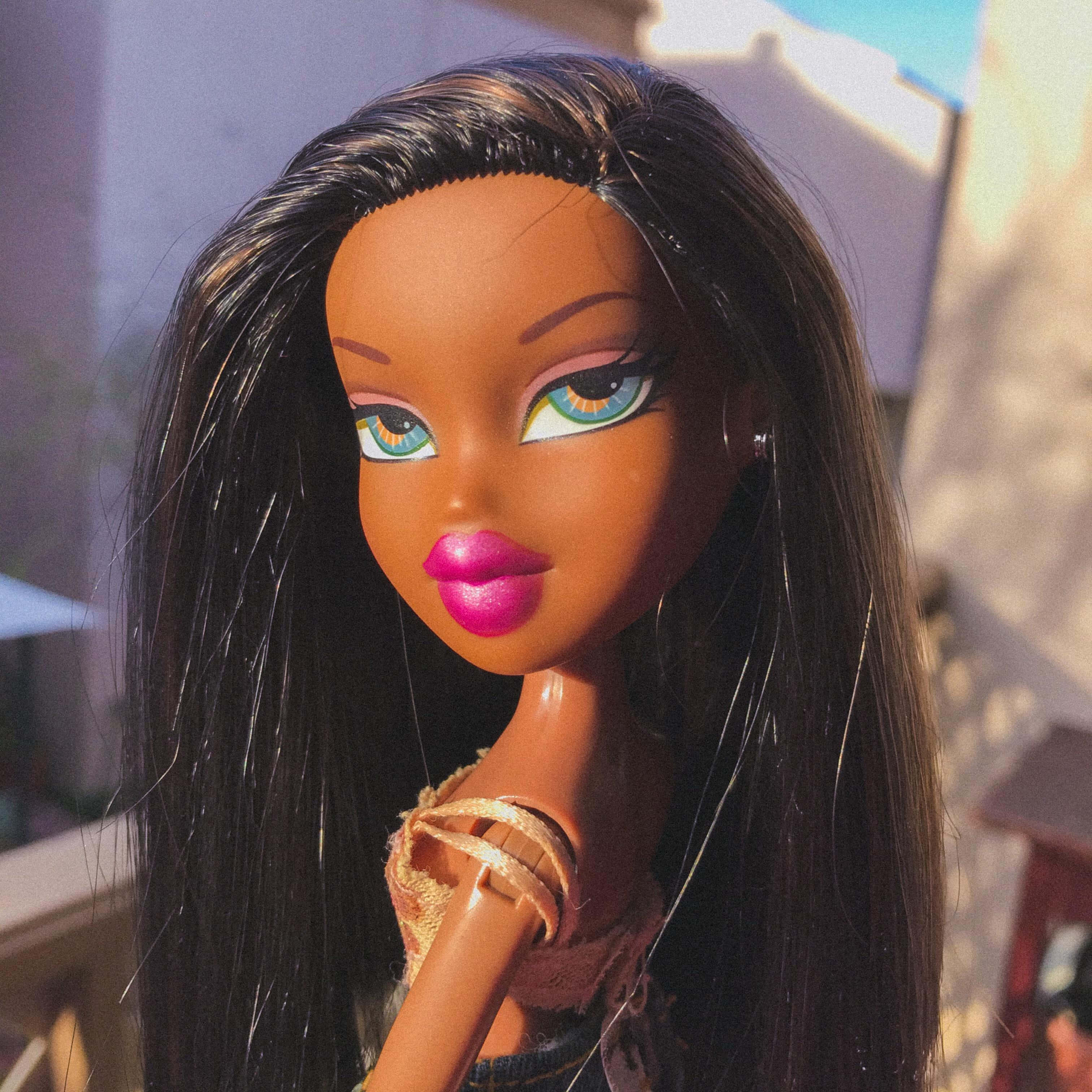 Slegs lewendige vibes vir die Bratz-estetiek. Muurpapier