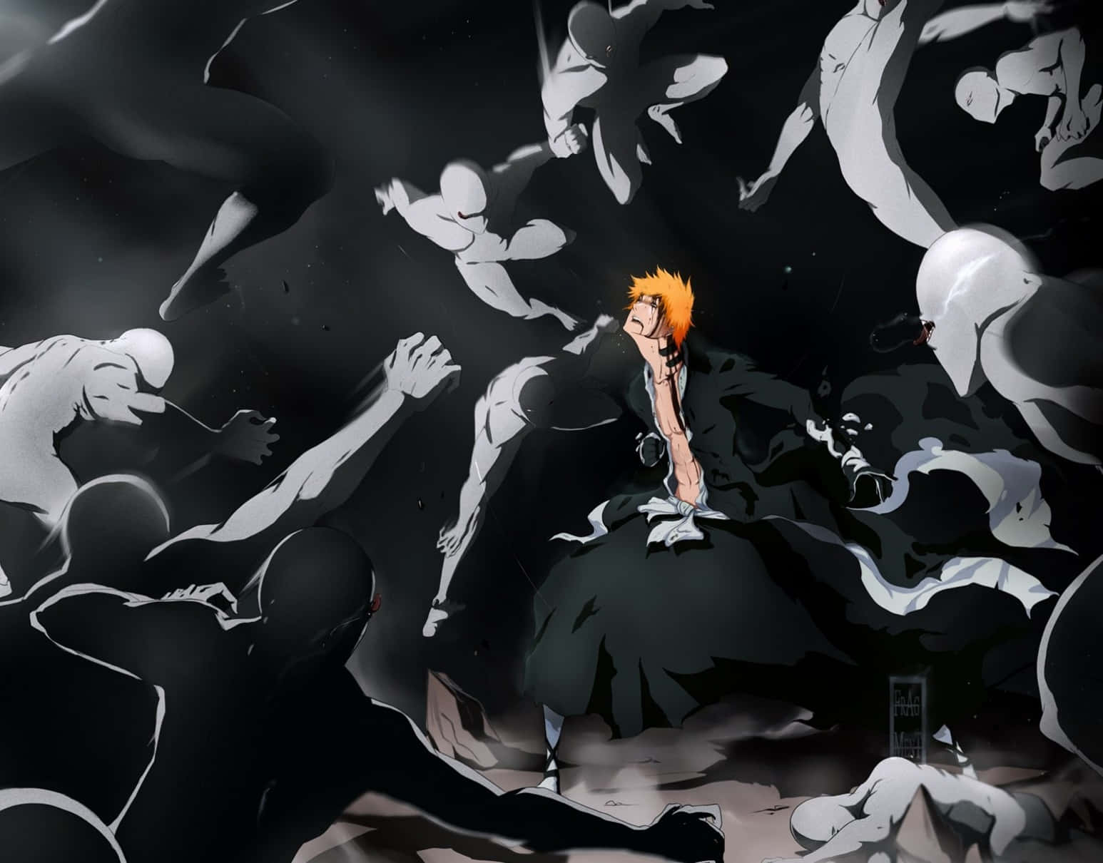 Sluit aan by die Epiese Stryd van Anime Fight Muurpapier