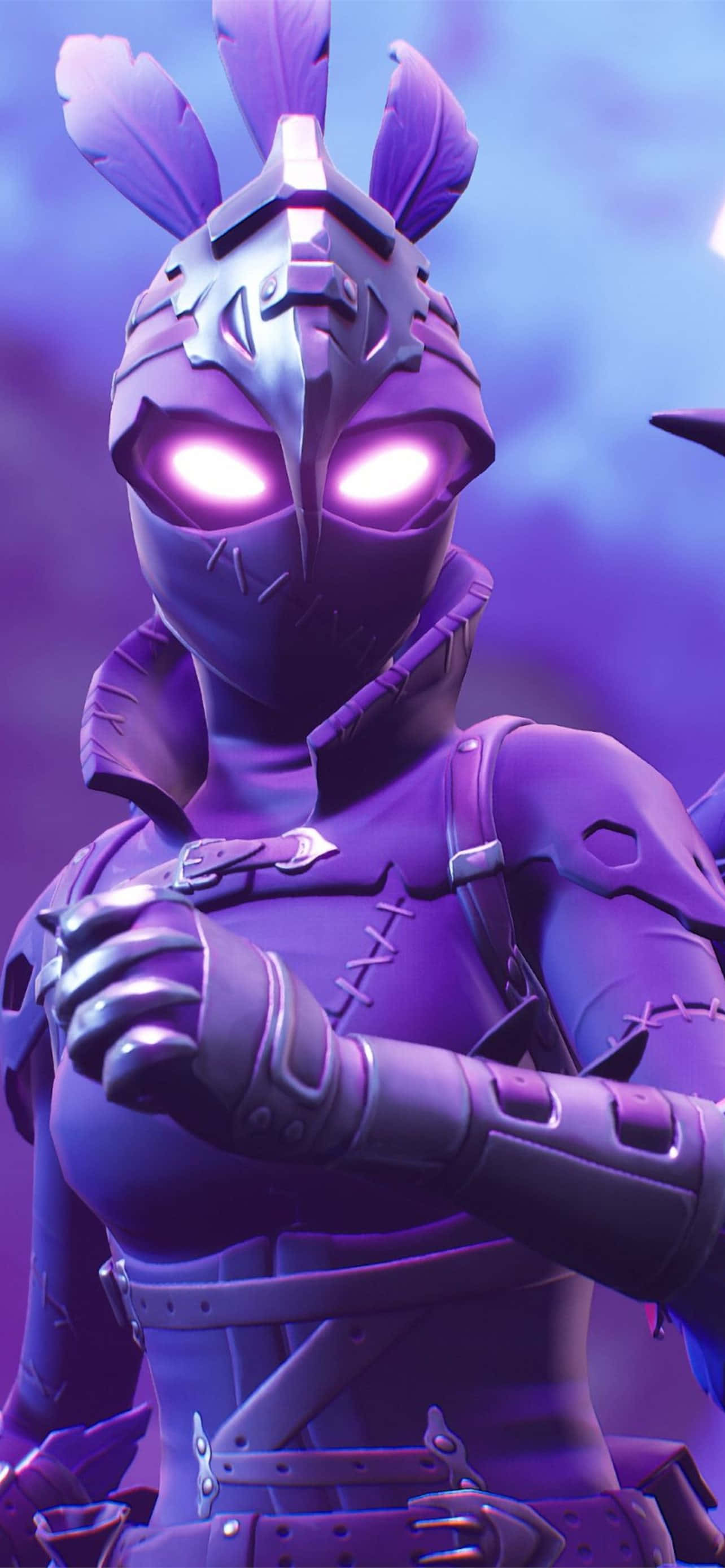 Sluit aan by die geveg met die Raven Fortnite Vel Muurpapier