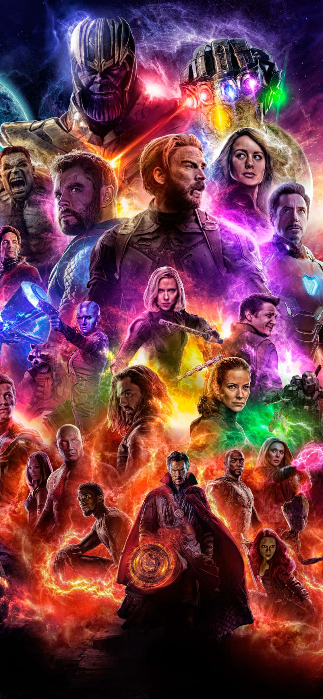 Sluit aan by die Marvel's Avengers-reis met Apple se nuwe iPhone Xs Muurpapier