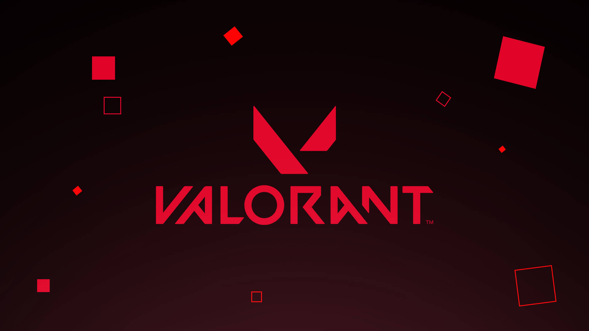 Valorant Rooi Logo-agtergrond