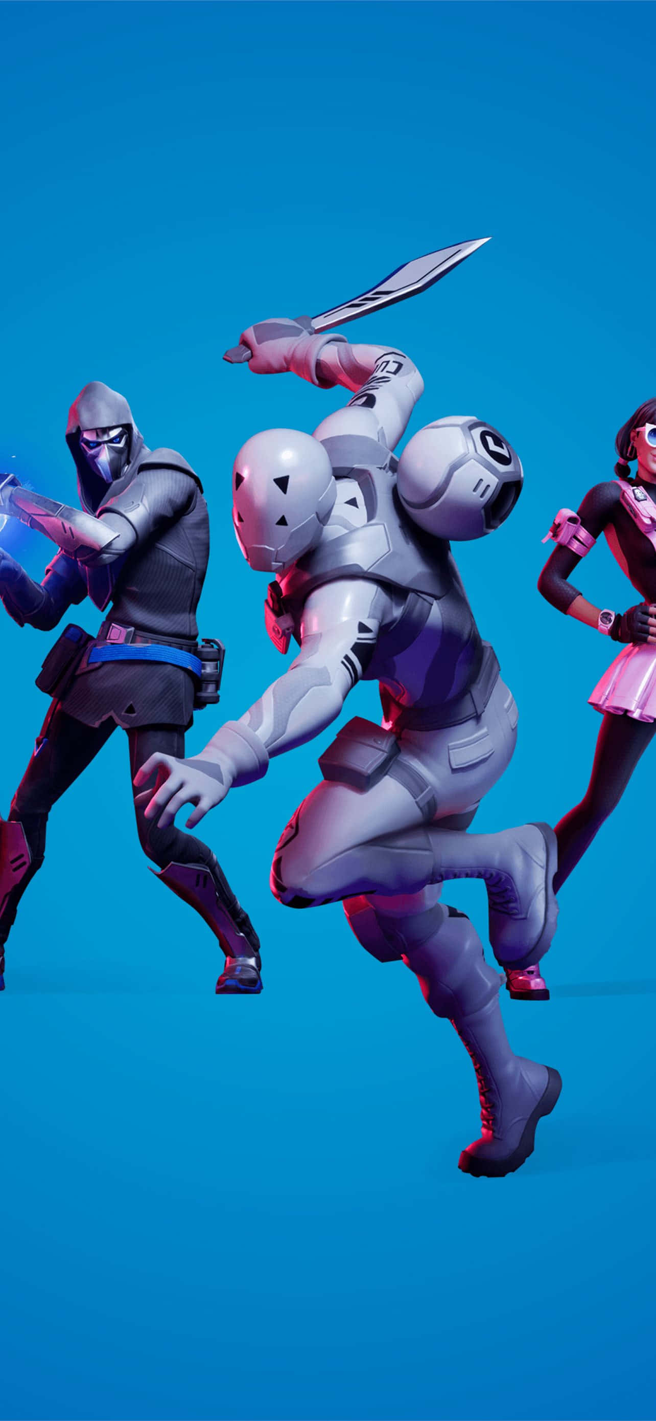Sluit aan by jou span en veg, met die nuwe Seisoen 4 Hoofstuk 2 van Fortnite Muurpapier