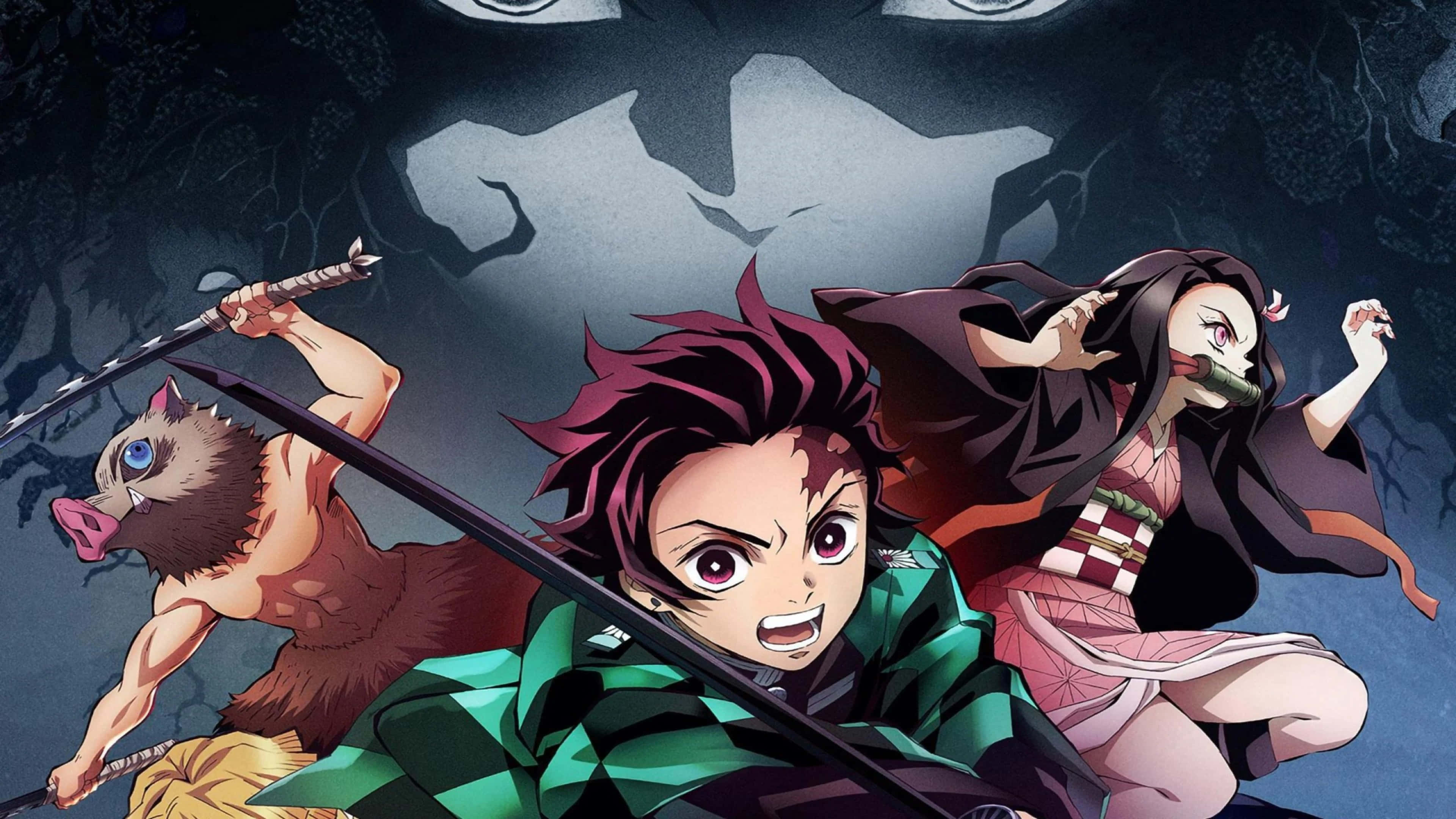 Sluit aan by Tanjiro en die Demon Slayer-korps om die kwaad wat die mensdom bedreig te verslaan Muurpapier