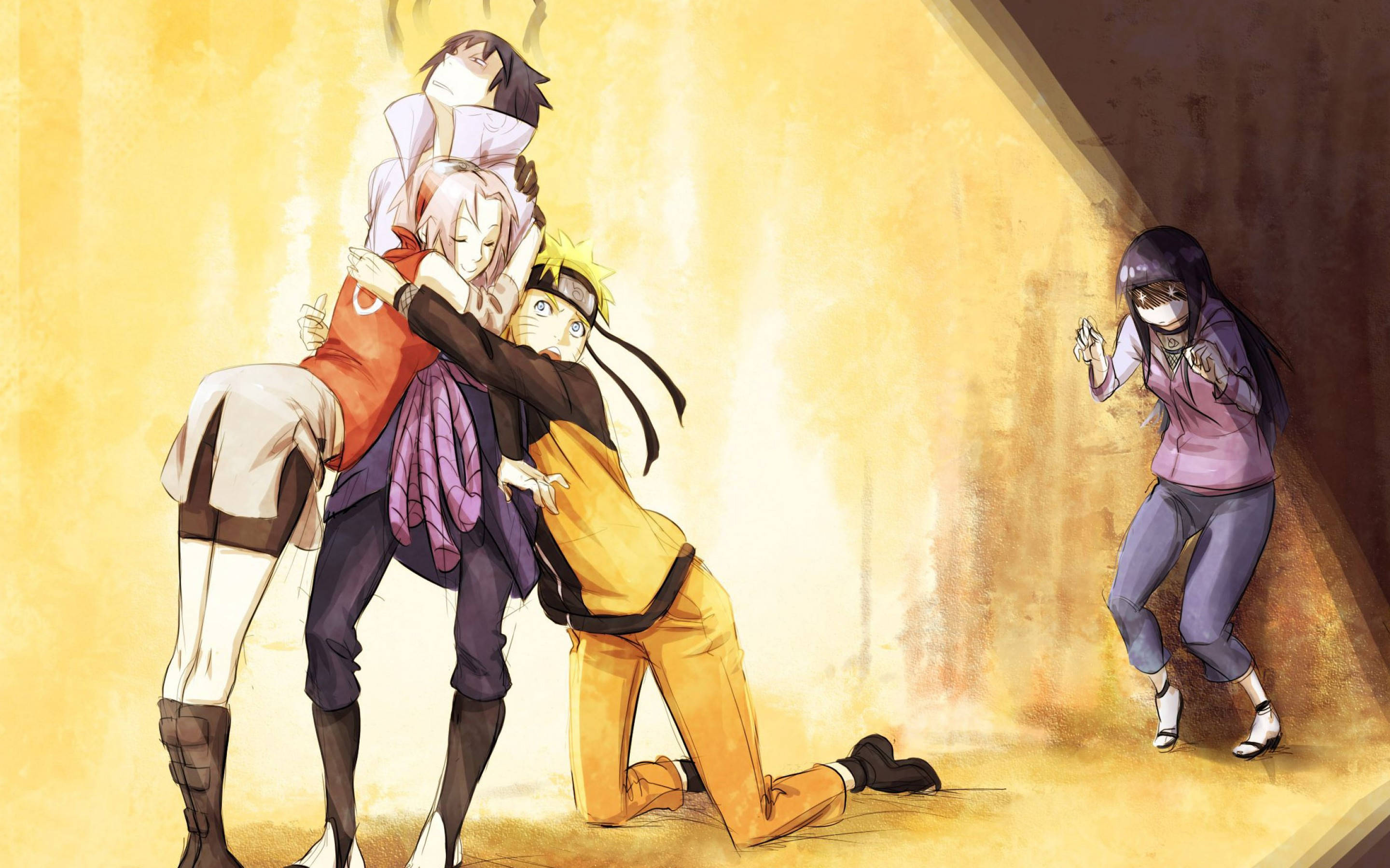 Snaaksie Anime Naruto Fan Kuns Muurpapier