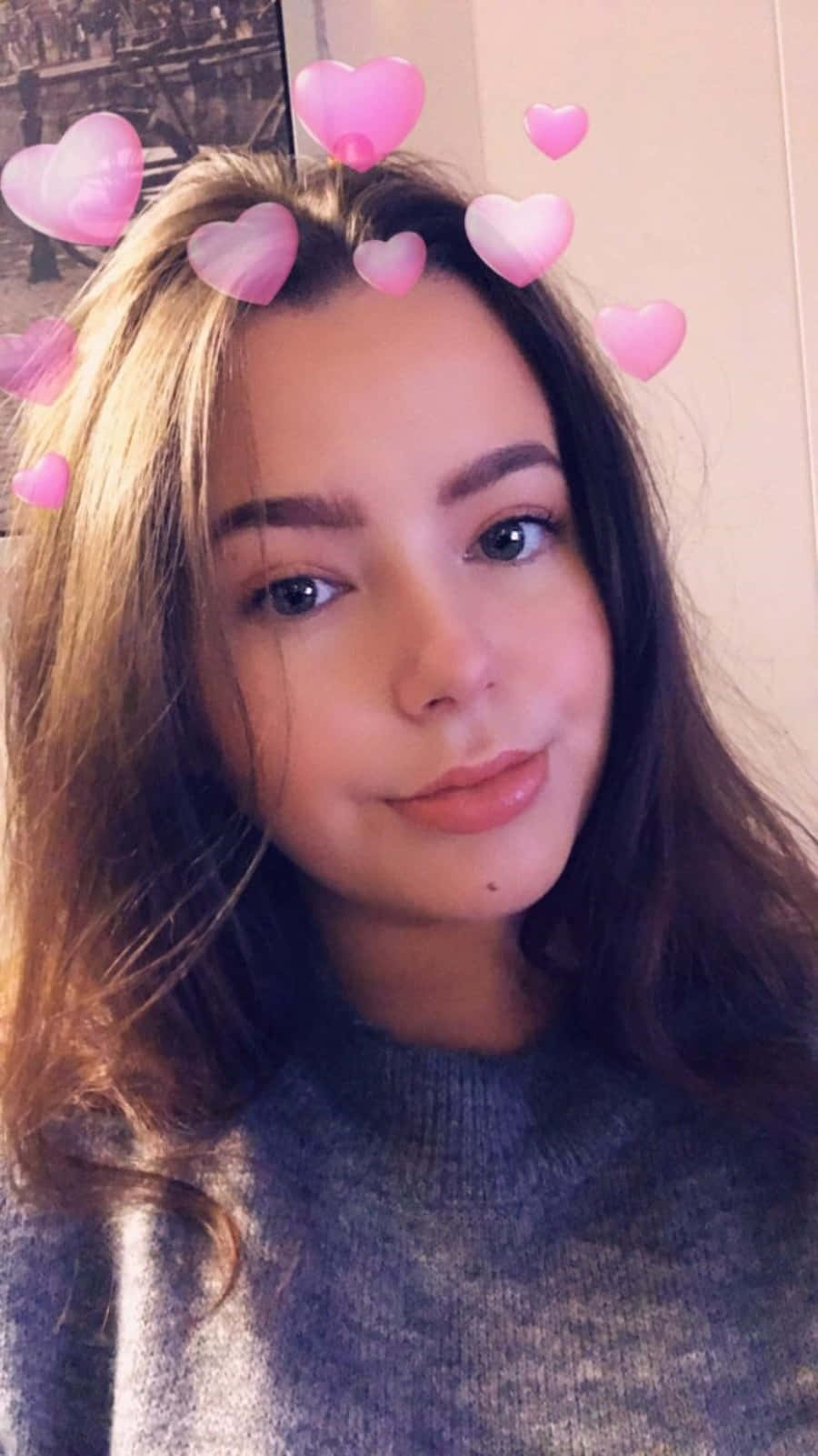 Snapchat Harte Prent Muurpapier