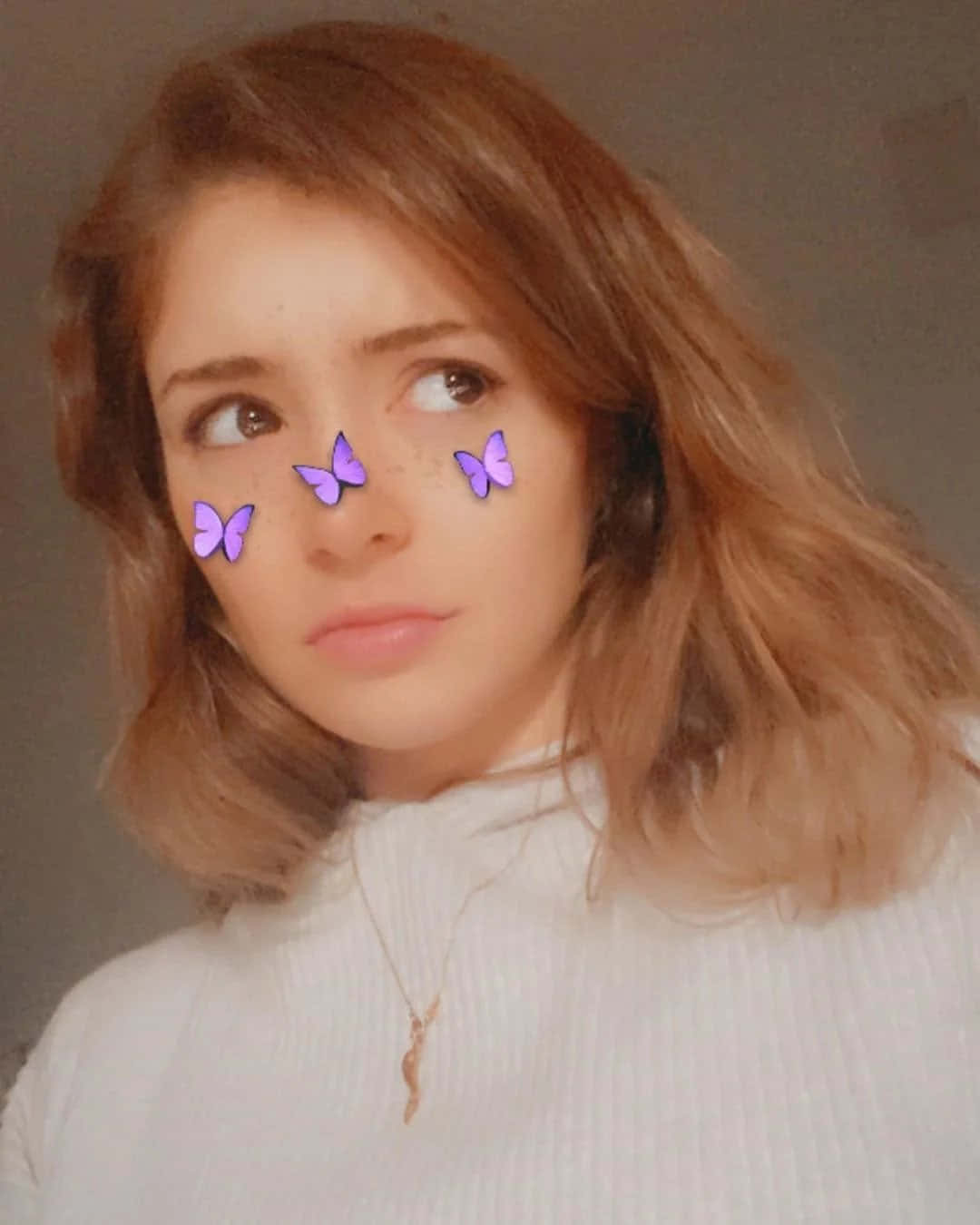 Snapchat Skoenlapperfilter Prentjie Muurpapier
