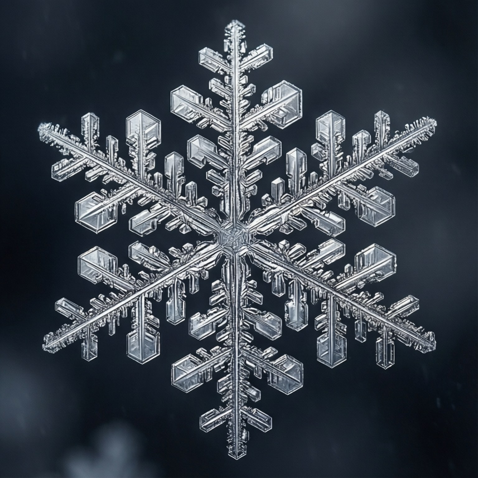 Sneeuvlokkie Kristal Muurpapier
