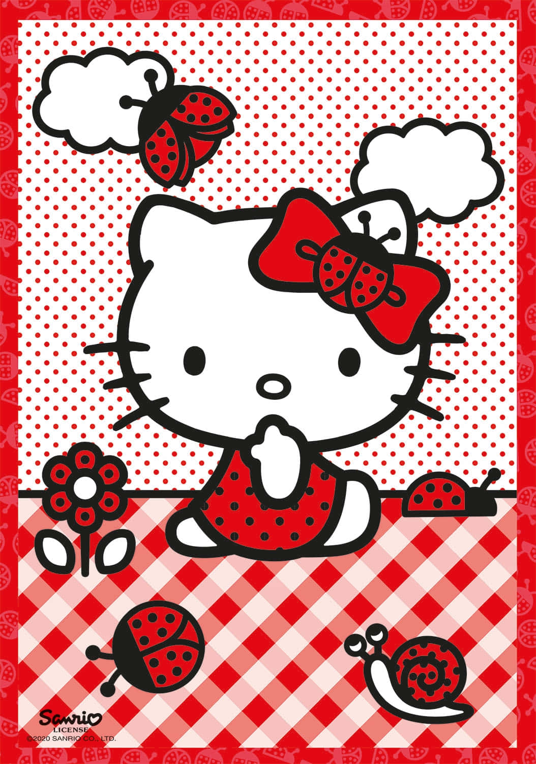 Soet en Oulike Hello Kitty Muurpapier