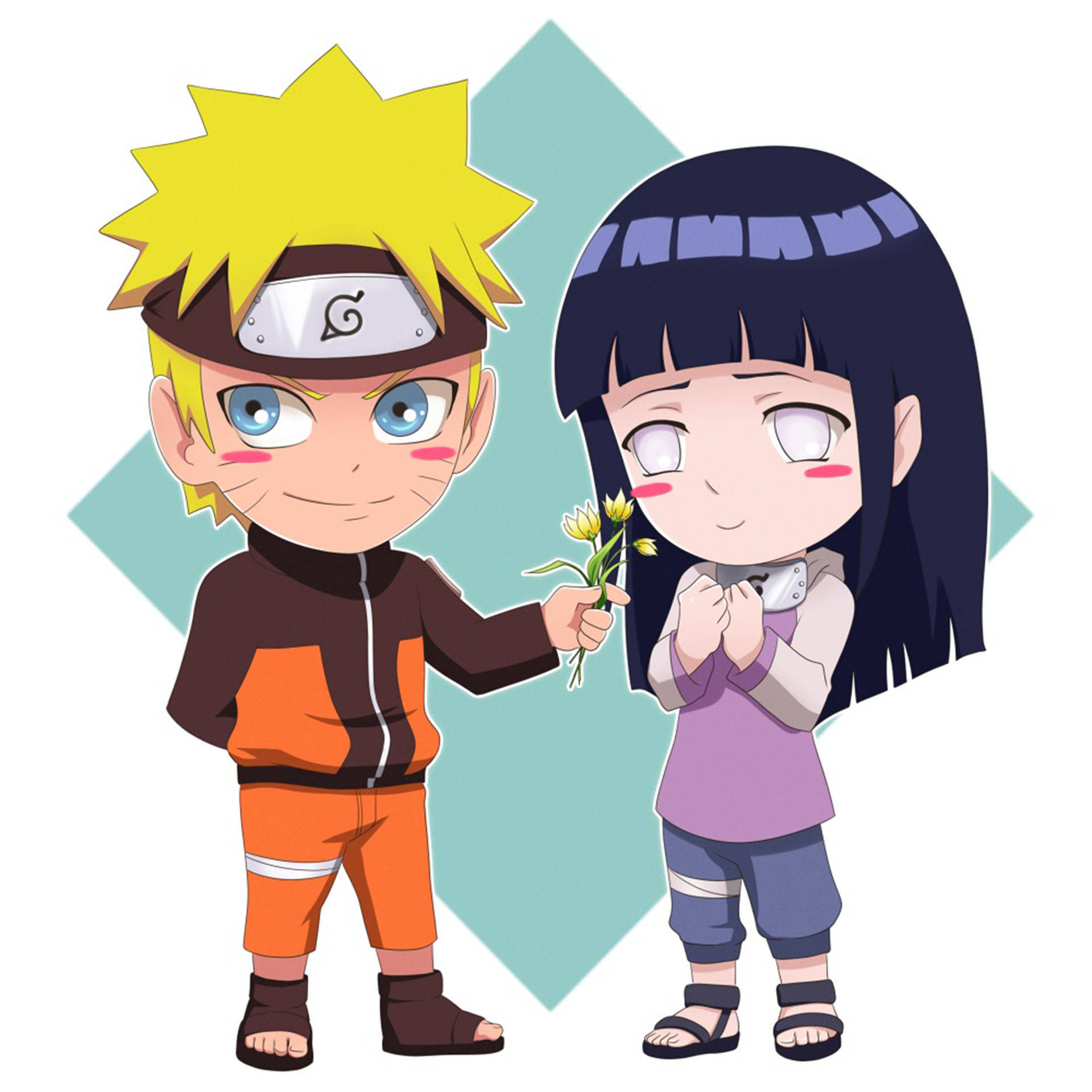 Soet en Oulike Naruto Muurpapier