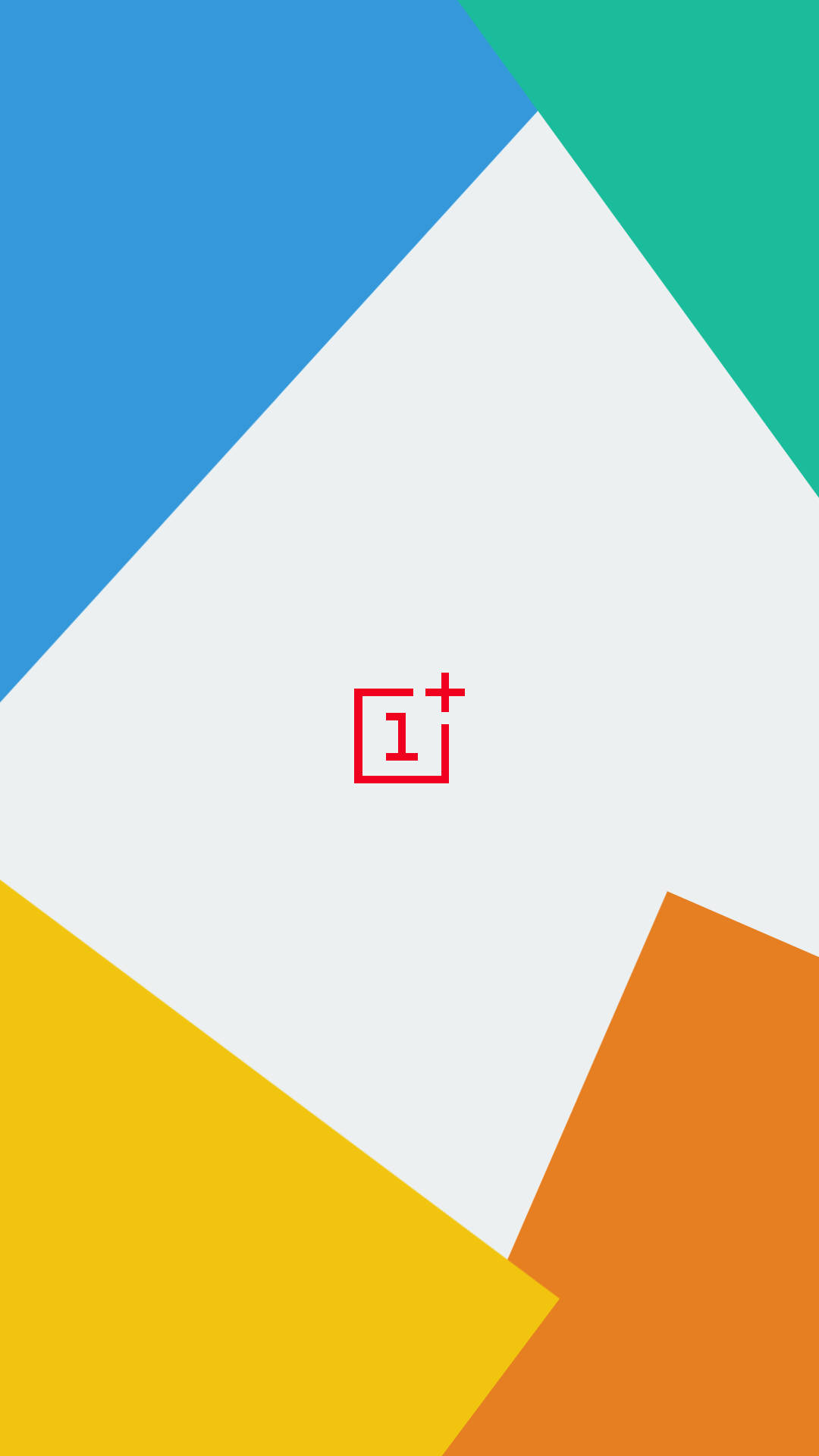 Sofistikasie OnePlus Meetkundige Randontwerp Muurpapier