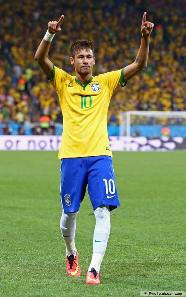 Sokkerfenomeen Neymar Jr. Muurpapier