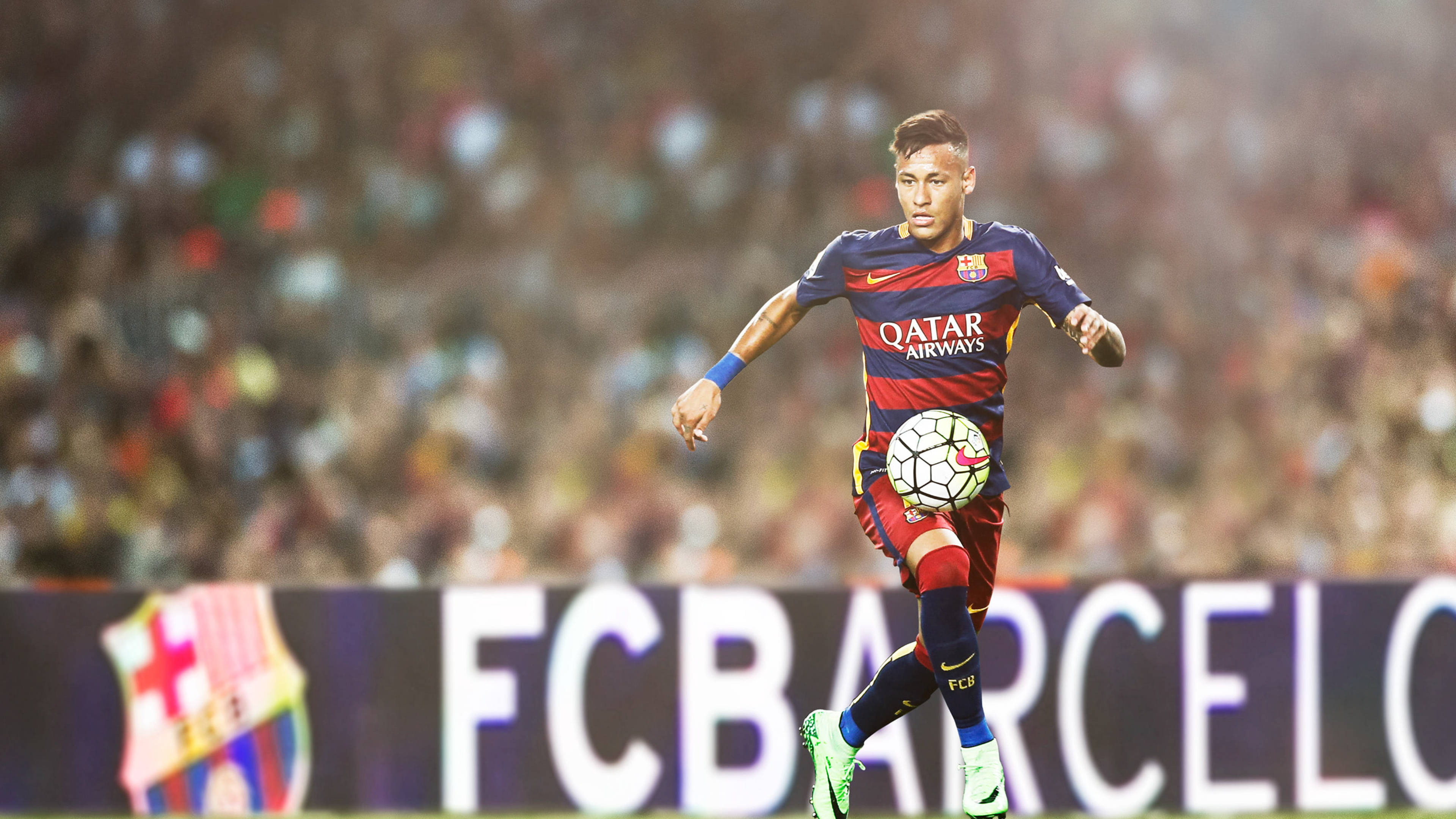 Sokkerspeler Neymar 4K Muurpapier