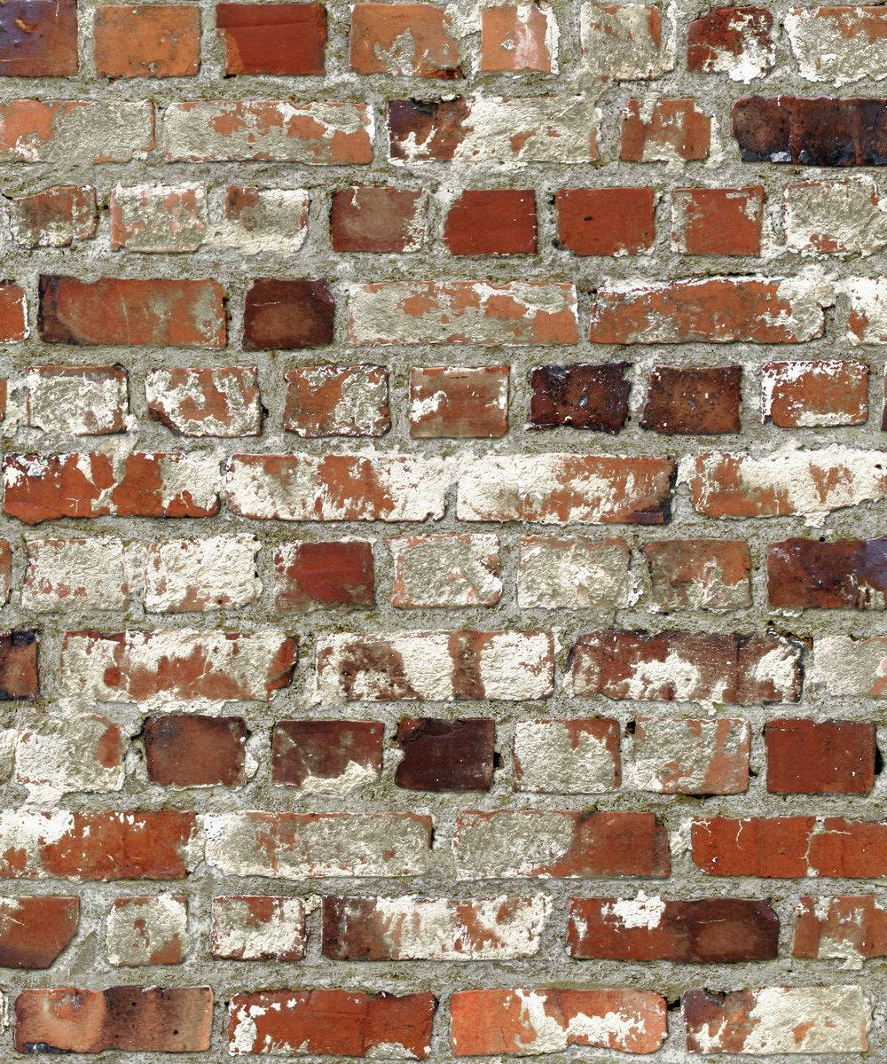 Solder Baksteenmuur Muurpapier
