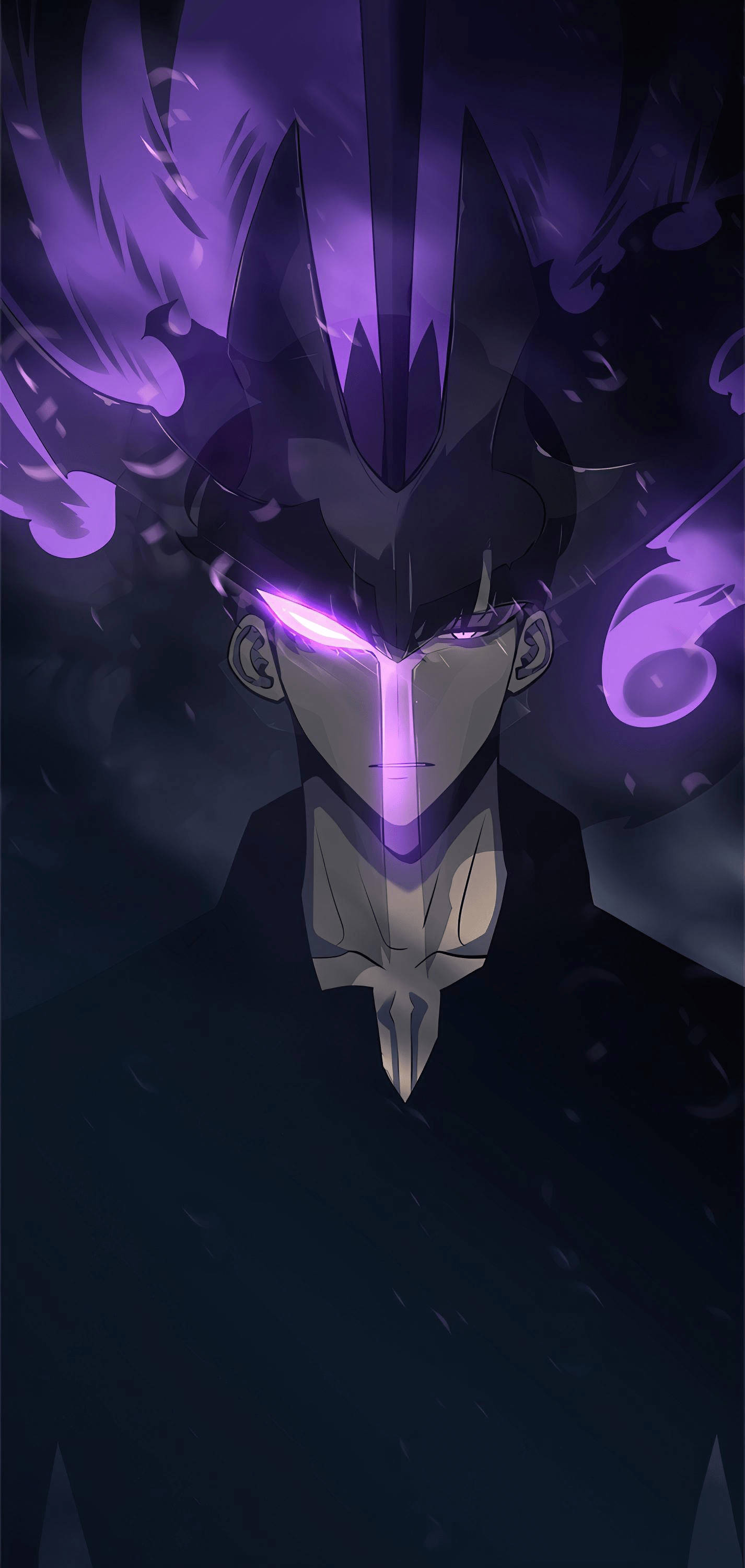 Solo Leveling Jin-Woo Pers Krag Muurpapier