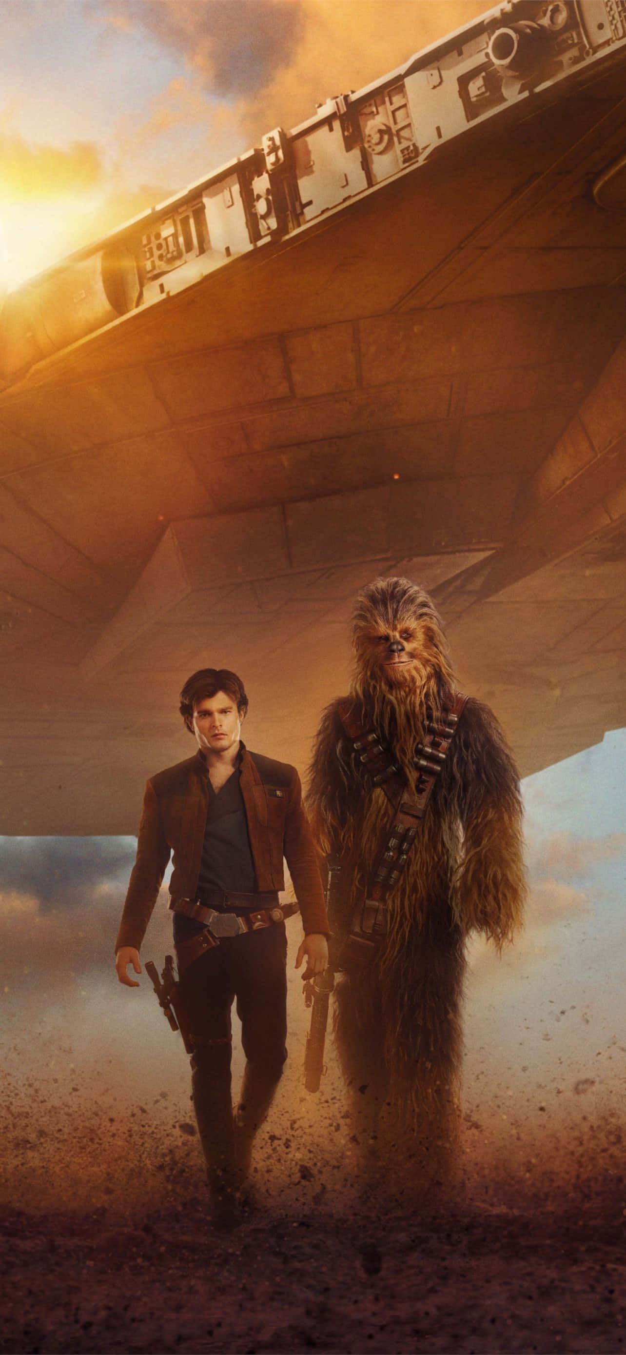 Solo: 'n Star Wars-storie-rolprentplakkaat Muurpapier
