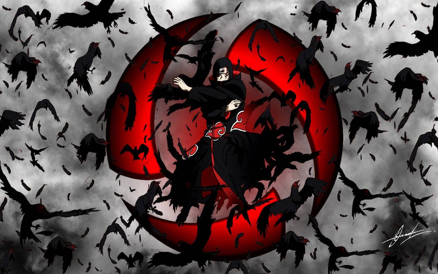 1440x900 die lig kan soms vir donkerheid aangesien word. Itachi