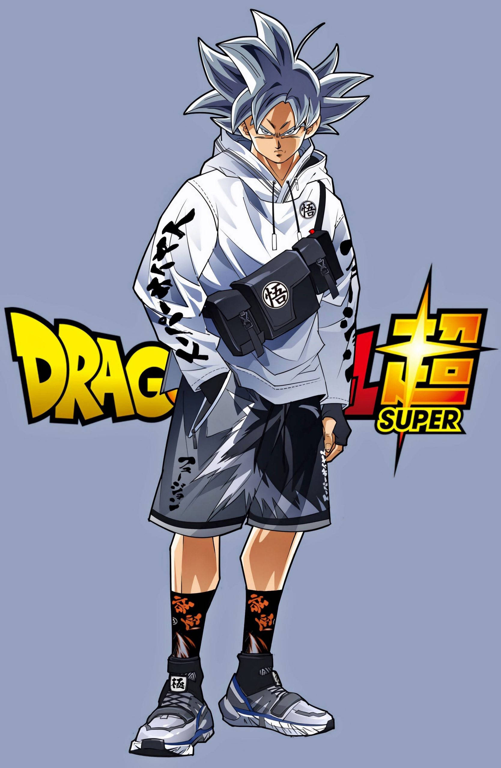 Son Goku in Cool Drip-styl Muurpapier