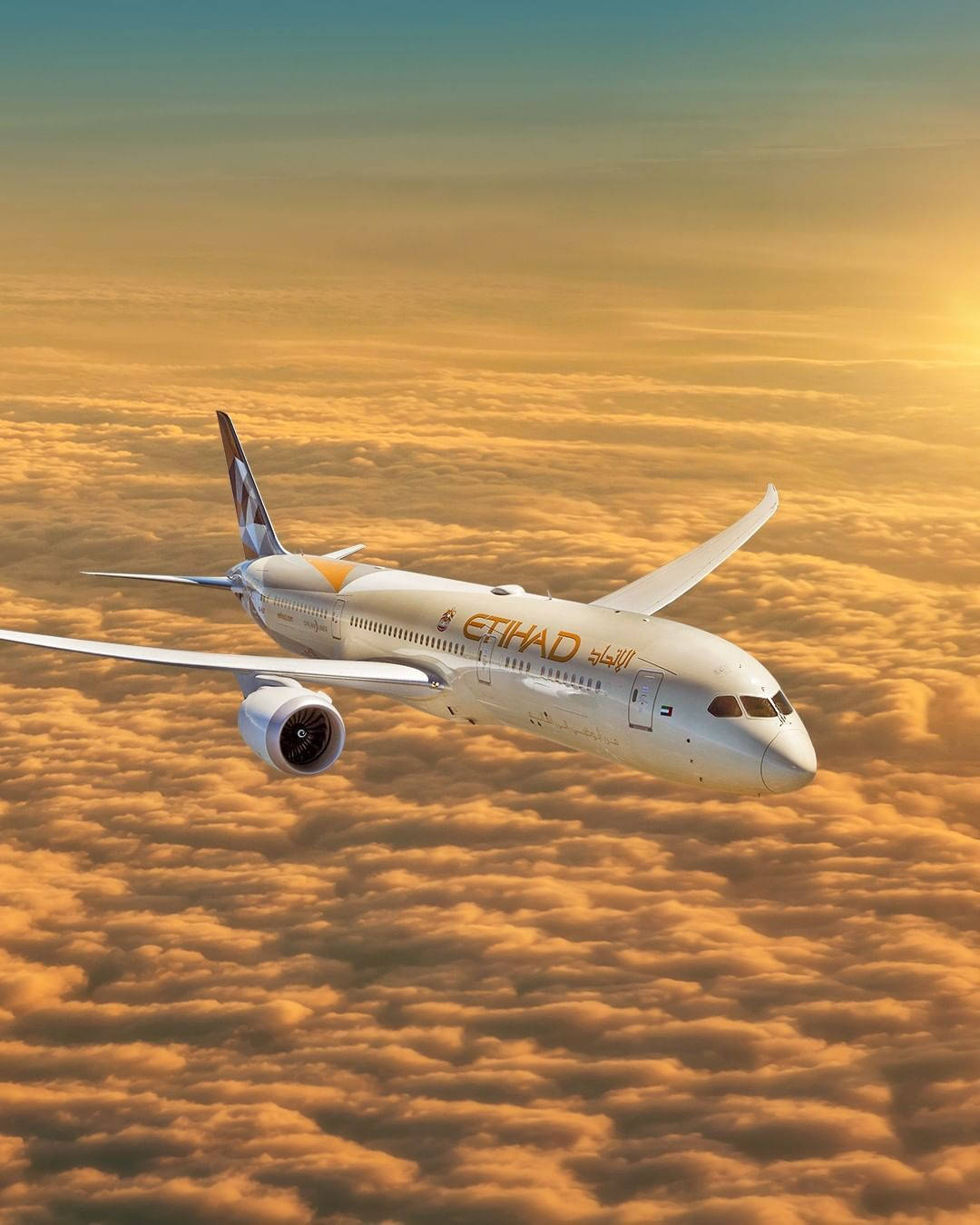 Sondagvaart met Etihad Airways Muurpapier