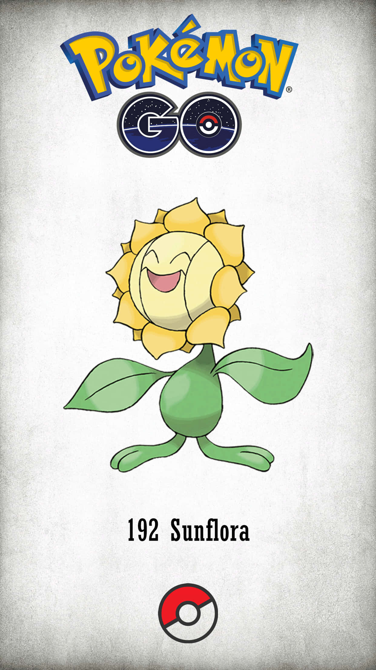 Sonflora in Pokémon Go Muurpapier