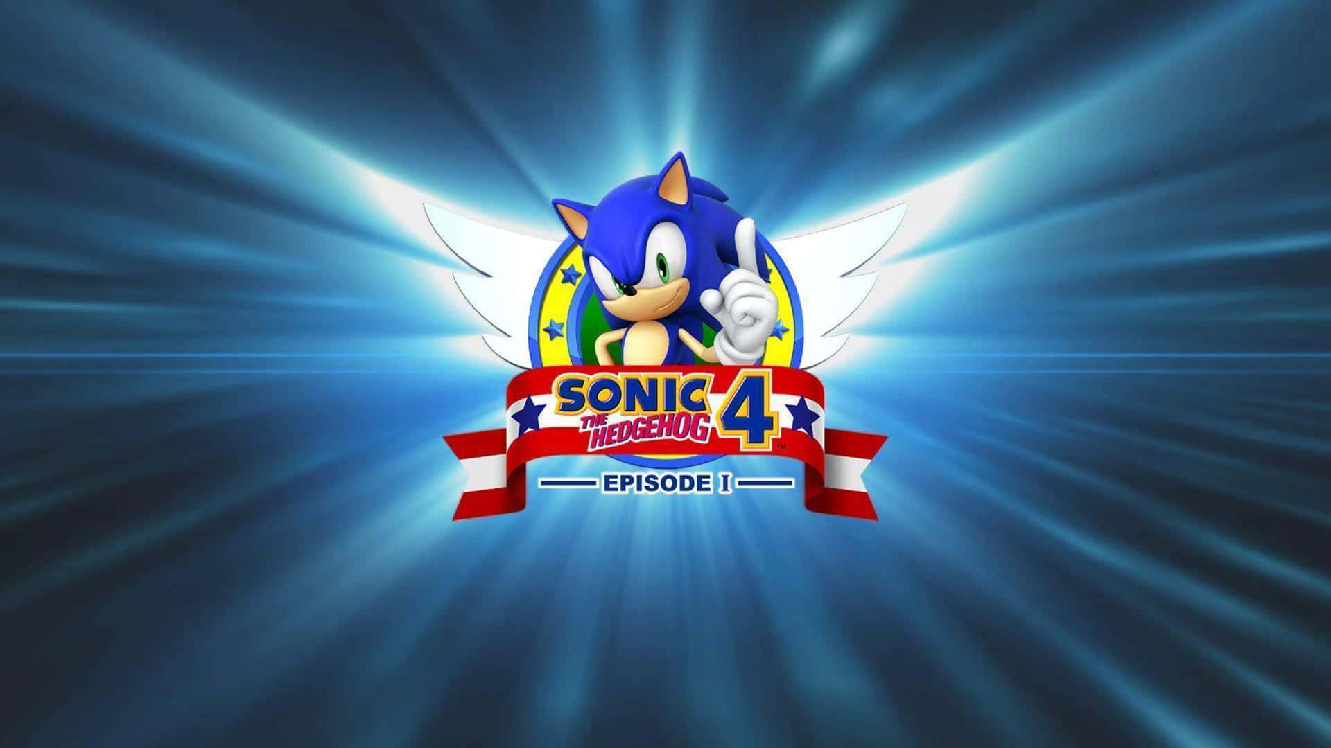 Sonic agtergrond Muurpapier