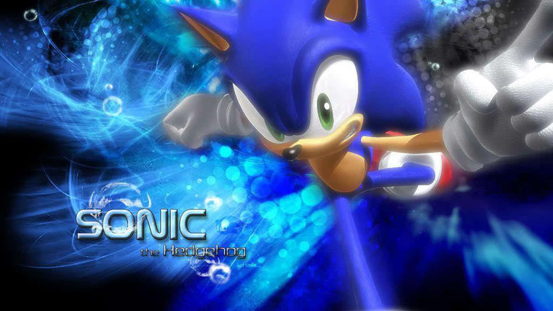 Sonic agtergrond Muurpapier