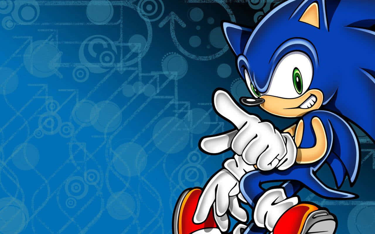 Sonic agtergrond Muurpapier