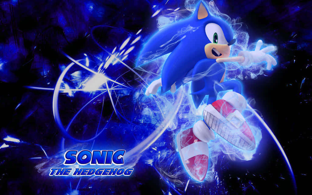 Sonic agtergrond Muurpapier