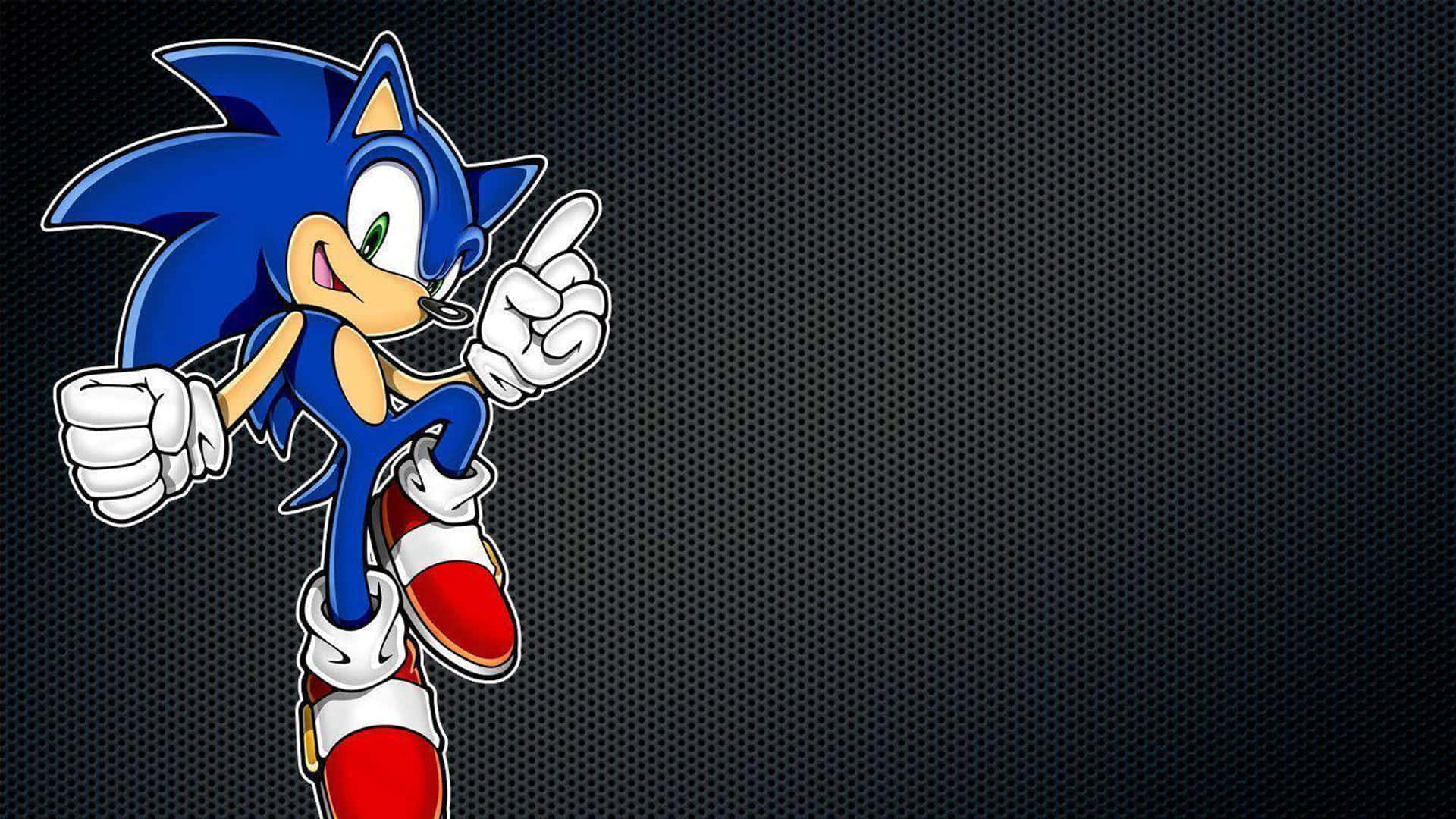 Sonic agtergrond Muurpapier
