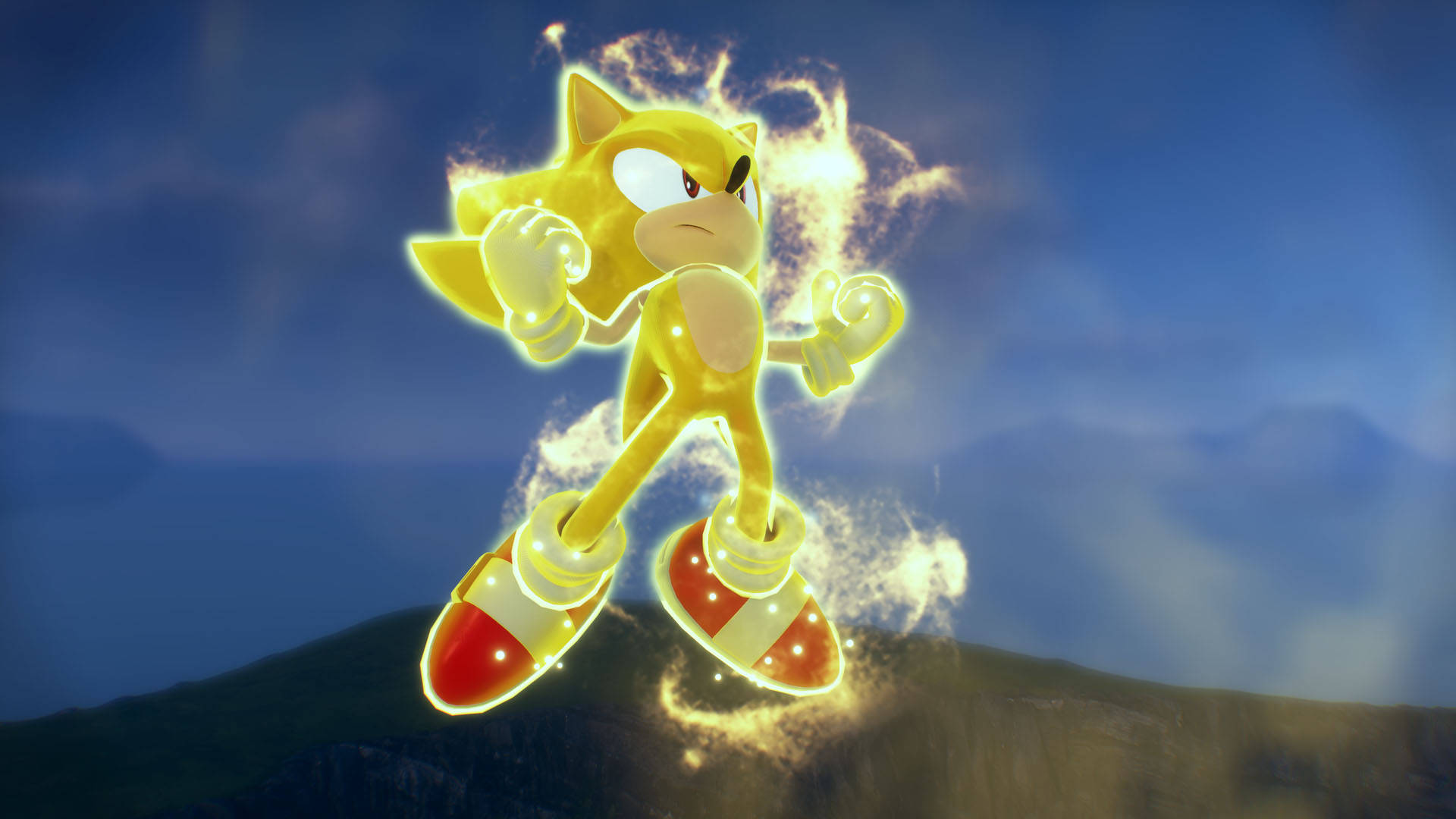 Sonic die Krimpvarkie - Koel Sonic Muurpapier