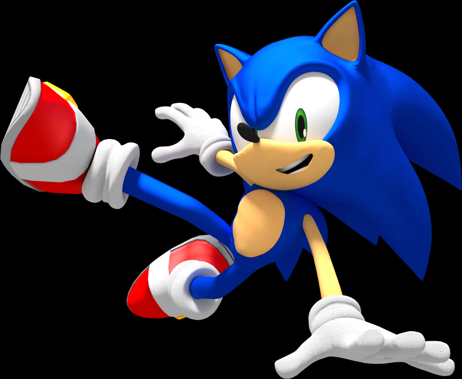 Sonic Die Ystervark Hardloopposie Muurpapier