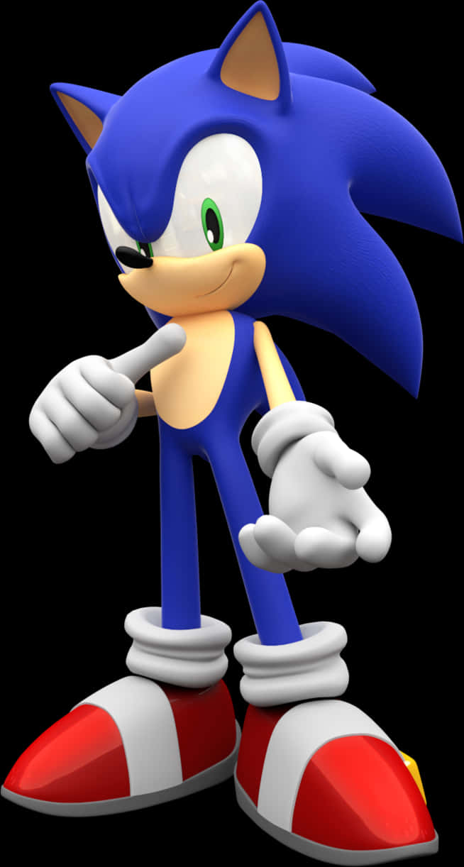 Sonic_ Die_ Ystervark_ Poseer Muurpapier