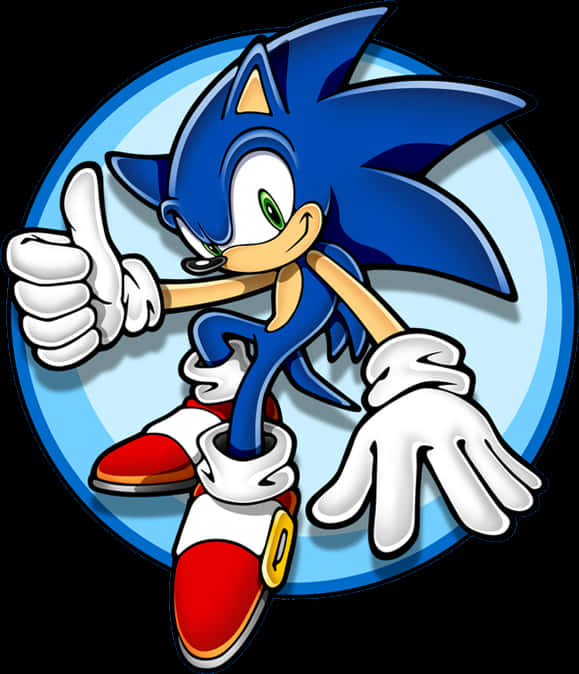 Sonic-duim-op-grafiek Muurpapier
