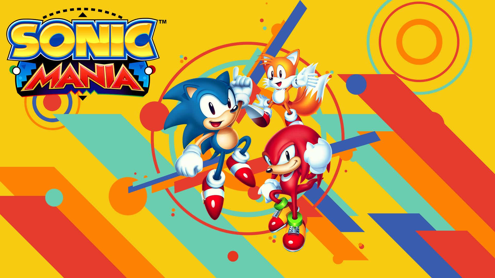 sonic mania - plakpapier Muurpapier