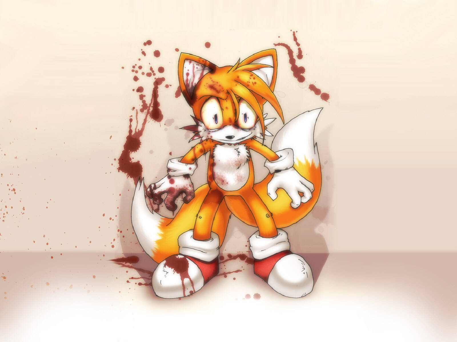 Sonic Miles Prower ook bekend as Tails agtergrond.