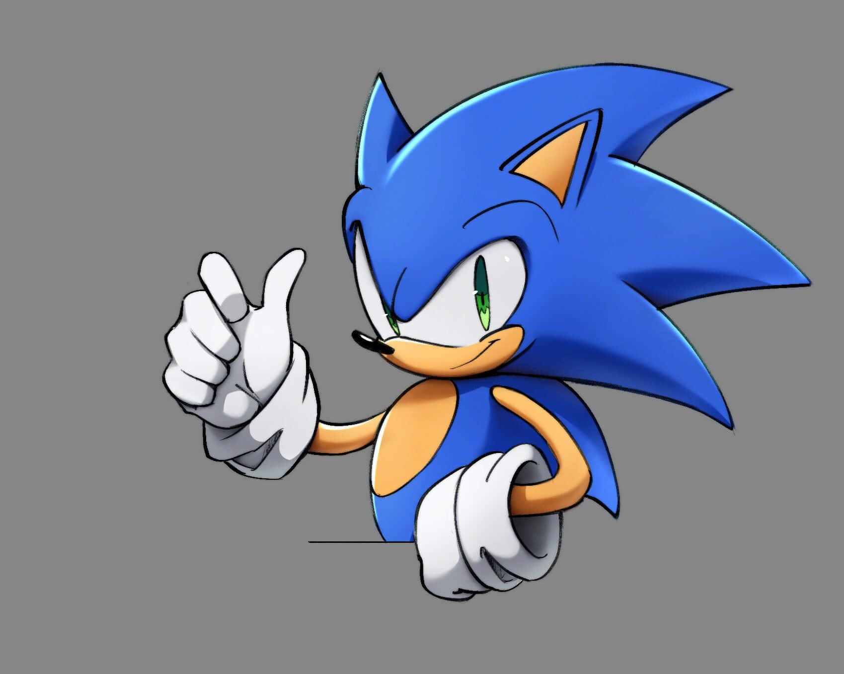 Sonic The Hedgehog - Vinnig Soos Die Spoed Van Klank Muurpapier