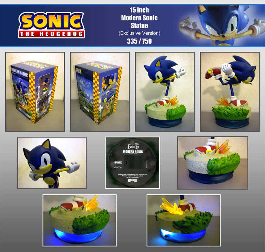 Sonic the Hedgehog, 'n ikoniese videospeletjie-karakter Muurpapier