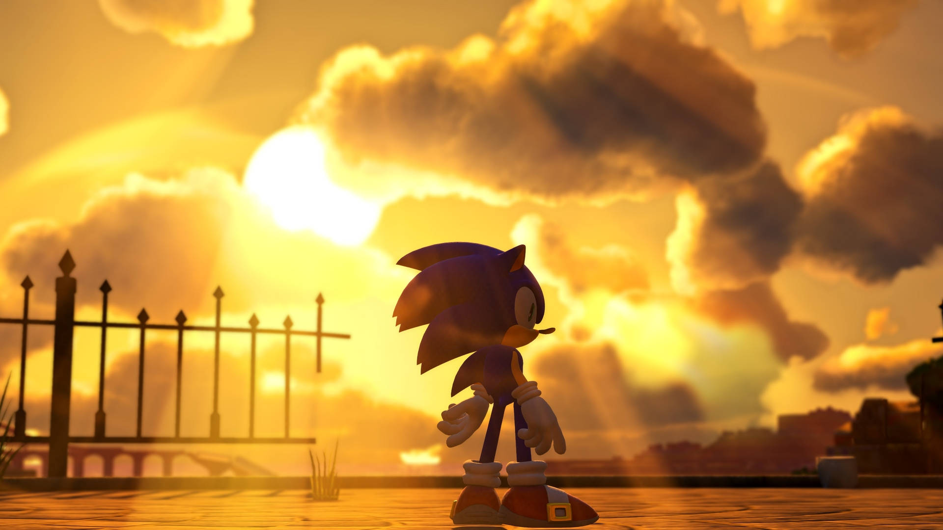 sonic the hedgehog - skermkiekies Muurpapier