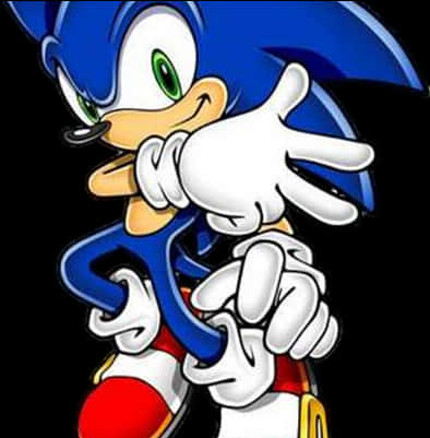 Sonic the Hedgehog Klassieke Posisie Muurpapier