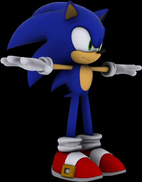 Sonic The Hedgehog Staanhouding Muurpapier