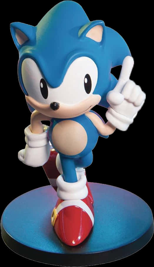 Sonic The Hedgehog Standbeeld Muurpapier
