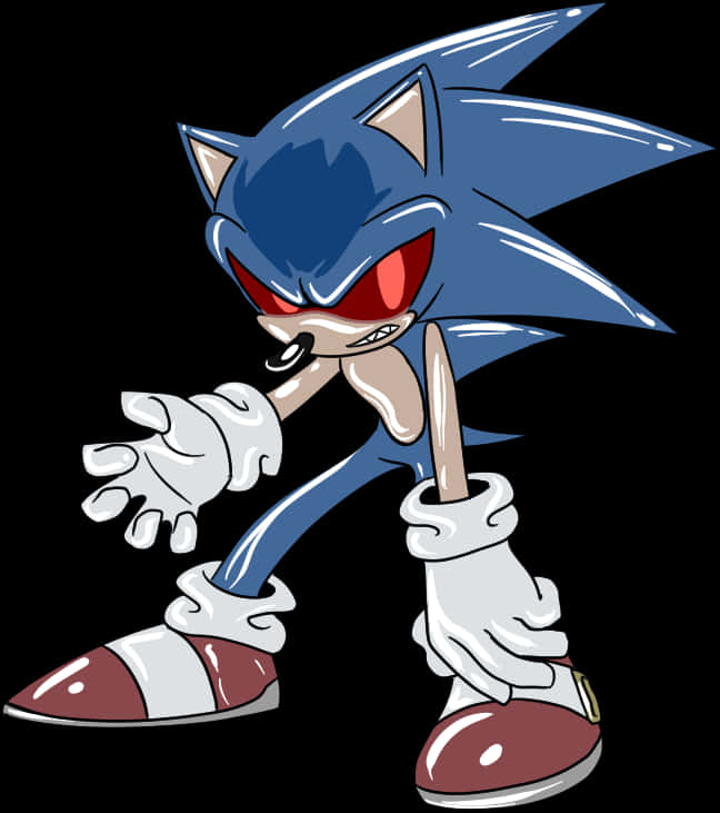 Sonic The Sonic Ysterkoek Kwaad Houding Muurpapier